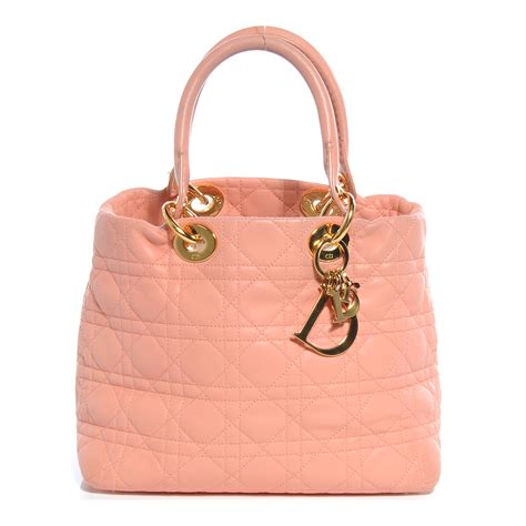 christian dior pink|Christian Dior pink canvas bag.